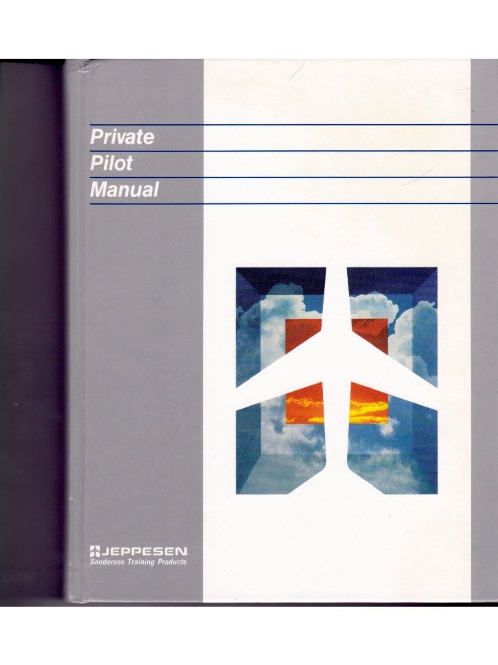 1996 Jeppesen Private Pilot Manual 15th Ed Hardcover Aviation Flight Training